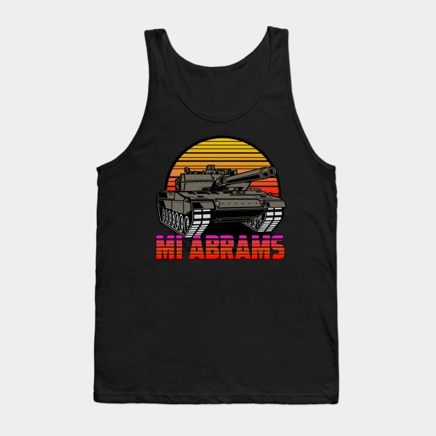 MI ABRAMS RETRO Tank Top by theanomalius_merch